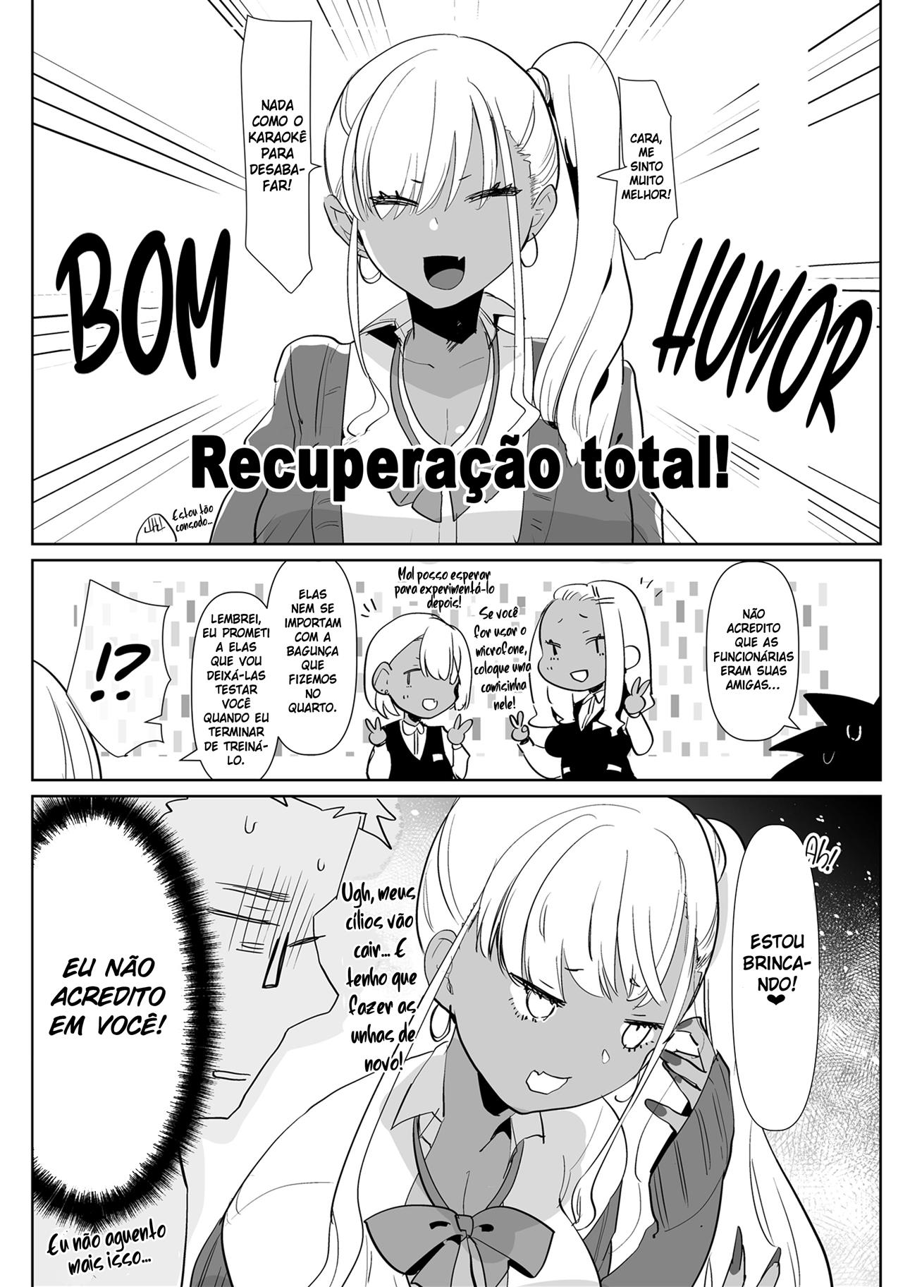 O Que Acontece Quando Sua Namorada Futa Gyaru Está de Mau Humor e te Convida para o Karaokê